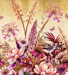 Blooms of Midas Mural by Avalana Gold Blooms of Midas Mural by Avalana Gold