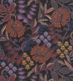 Bloomsbury Wallpaper by Casadeco Rouille Bloomsbury Wallpaper by Casadeco Rouille