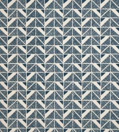 Bloomsbury Square Fabric by Anna French Navy Bloomsbury Square Fabric by Anna French Navy