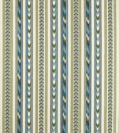 Bloomsbury Stripe Fabric by Morris & Co Woad/Thyme Bloomsbury Stripe Fabric by Morris & Co Woad/Thyme