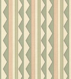 Bloomsbury Stripes Fabric by Ottoline Soft Sage Green Bloomsbury Stripes Fabric by Ottoline Soft Sage Green
