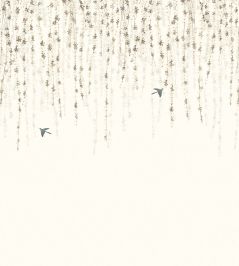 Blossom Mural by Thibaut White Blossom Mural by Thibaut White