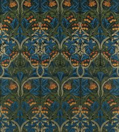 Bluebell Embroidery Fabric by Morris & Co Tump/Webbs Blue Bluebell Embroidery Fabric by Morris & Co Tump/Webbs Blue