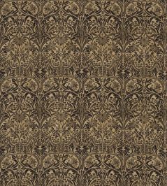 Bluebell Fabric by Morris & Co Black/Manilla Bluebell Fabric by Morris & Co Black/Manilla