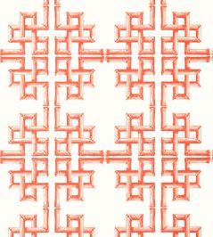 Boca Bamboo Wallpaper by Thibaut Coral Boca Bamboo Wallpaper by Thibaut Coral