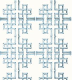 Boca Bamboo Wallpaper by Thibaut Spa Blue Boca Bamboo Wallpaper by Thibaut Spa Blue
