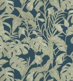 Bogota Wallpaper by Caselio Vert Kaki Bleu Bogota Wallpaper by Caselio Vert Kaki Bleu
