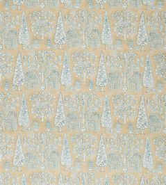 Bohemian Forest Fabric by Jim Thompson No.9 Golden Bohemian Forest Fabric by Jim Thompson No.9 Golden