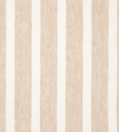 Bold Stripe Linen Fabric by Volga Linen Natural/White Bold Stripe Linen Fabric by Volga Linen Natural/White