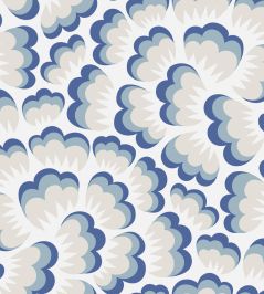 Bom Bom Wallpaper by Borastapeter Blue Bom Bom Wallpaper by Borastapeter Blue