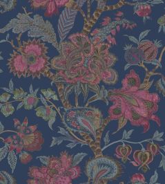 Bombay Fabric by Arley House Navy Bombay Fabric by Arley House Navy