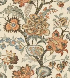 Bombay Fabric by Arley House Rust Bombay Fabric by Arley House Rust