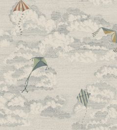 Bonnie and Kites Mural by Sandberg Blue Bonnie and Kites Mural by Sandberg Blue