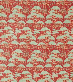 Bonsai & Gingko Fabric by Sanderson Ruby Bonsai & Gingko Fabric by Sanderson Ruby