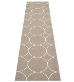 Boo Runner Rug by Pappelina Dark Linen/Vanilla Boo Runner Rug by Pappelina Dark Linen/Vanilla