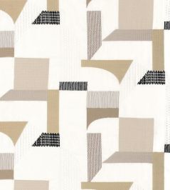 Boomerang Fabric by Camengo Beige Boomerang Fabric by Camengo Beige