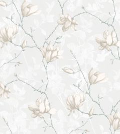 Lilly Tree Wallpaper by Borastapeter Ivory Lilly Tree Wallpaper by Borastapeter Ivory