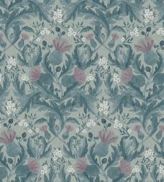 Thistle Wallpaper by Borastapeter Blue Thistle Wallpaper by Borastapeter Blue