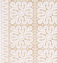 Borneo Grasscloth Wallpaper by Schumacher White Borneo Grasscloth Wallpaper by Schumacher White