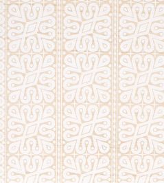 Borneo Silk Fabric by Schumacher White Borneo Silk Fabric by Schumacher White
