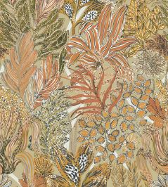 Borromee Wallpaper by Casamance Nude/Lichen Borromee Wallpaper by Casamance Nude/Lichen
