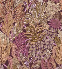Borromee Wallpaper by Casamance Pourpre/Olive Borromee Wallpaper by Casamance Pourpre/Olive