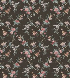 Boscobel Fabric by Nina Campbell Chocolate/Rose Boscobel Fabric by Nina Campbell Chocolate/Rose