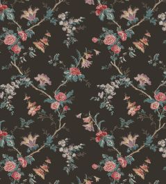 Boscobel Wallpaper by Nina Campbell Chocolate/Rose Boscobel Wallpaper by Nina Campbell Chocolate/Rose