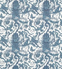 Bosque Dreams Jacquard Fabric by Clarke & Clarke Ink Bosque Dreams Jacquard Fabric by Clarke & Clarke Ink