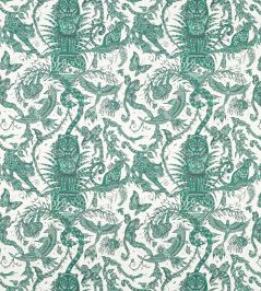 Bosque Dreams Jacquard Fabric by Clarke & Clarke Seafoam Bosque Dreams Jacquard Fabric by Clarke & Clarke Seafoam