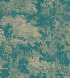 Bosquet Sisal Wallpaper by Nobilis Blue Bosquet Sisal Wallpaper by Nobilis Blue