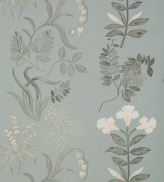Botanical Stripe Wallpaper by Liberty Pewter Botanical Stripe Wallpaper by Liberty Pewter