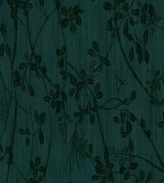 Botanical Trail Wallpaper by Eijffinger Dark Green Botanical Trail Wallpaper by Eijffinger Dark Green