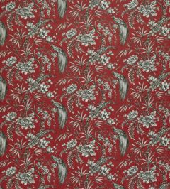 Botanist Fabric by Ashley Wilde Crimson Botanist Fabric by Ashley Wilde Crimson