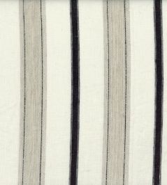 Boucle de Lin Fabric by Casamance Ecru noir Boucle de Lin Fabric by Casamance Ecru noir