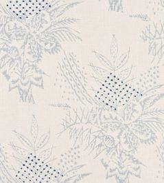 Bouquet Fabric by Christopher Farr Cloth Pale Blue Bouquet Fabric by Christopher Farr Cloth Pale Blue