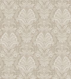 Bourton Damask Fabric by Nina Campbell Linen Bourton Damask Fabric by Nina Campbell Linen