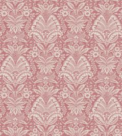 Bourton Damask Fabric by Nina Campbell Rose Bourton Damask Fabric by Nina Campbell Rose