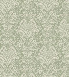 Bourton Damask Wallpaper by Nina Campbell Sage Bourton Damask Wallpaper by Nina Campbell Sage