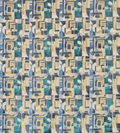 Bovolo Fabric by Osborne & Little Navy/Linen Bovolo Fabric by Osborne & Little Navy/Linen