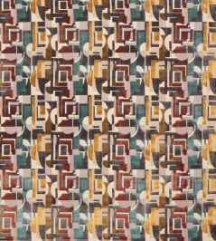 Bovolo Fabric by Osborne & Little Slate/Amber Bovolo Fabric by Osborne & Little Slate/Amber