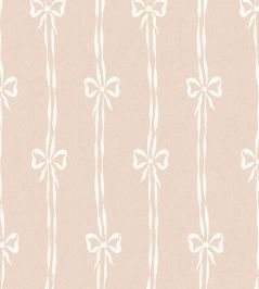 Bow Peep Wallpaper by Woodchip & Magnolia Plaster Pink Bow Peep Wallpaper by Woodchip & Magnolia Plaster Pink