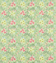Bower Fabric by Morris & Co Boughs Green/Rose Bower Fabric by Morris & Co Boughs Green/Rose