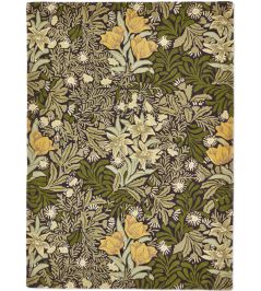 Bower Rug by Morris & Co Twining Vine Green Bower Rug by Morris & Co Twining Vine Green