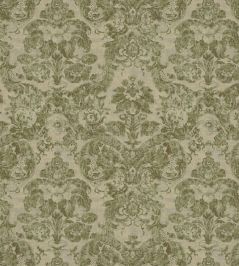 Bowood Fabric by Warwick Olive Bowood Fabric by Warwick Olive