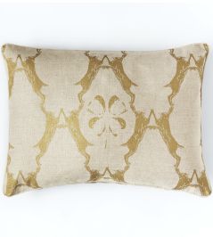 Boxing Hares Cushion 40 x 60cm by Barneby Gates Gold Boxing Hares Cushion 40 x 60cm by Barneby Gates Gold