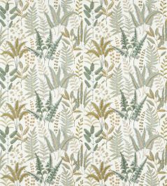 Bracken Embroidered Fabric by Clarke & Clarke Glade Bracken Embroidered Fabric by Clarke & Clarke Glade