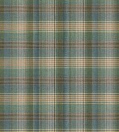 Braemar Fabric by Mulberry Home Teal Braemar Fabric by Mulberry Home Teal