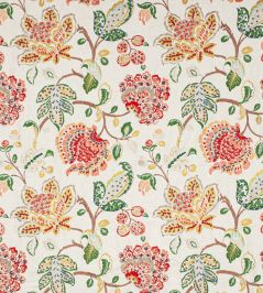 Braganza Fabric by Colefax and Fowler Red/Green Braganza Fabric by Colefax and Fowler Red/Green
