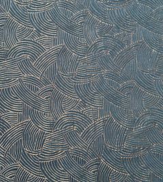 Bramante Fabric by Casamance Petrole Bramante Fabric by Casamance Petrole